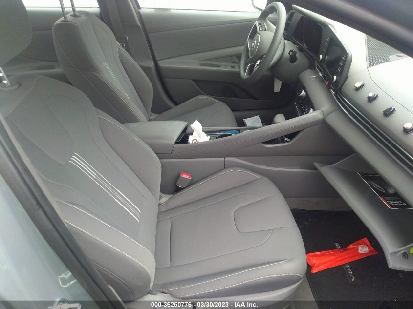 2021 HYUNDAI ELANTRA HYBRID BLUE KMHLM4AJ7MU010227
