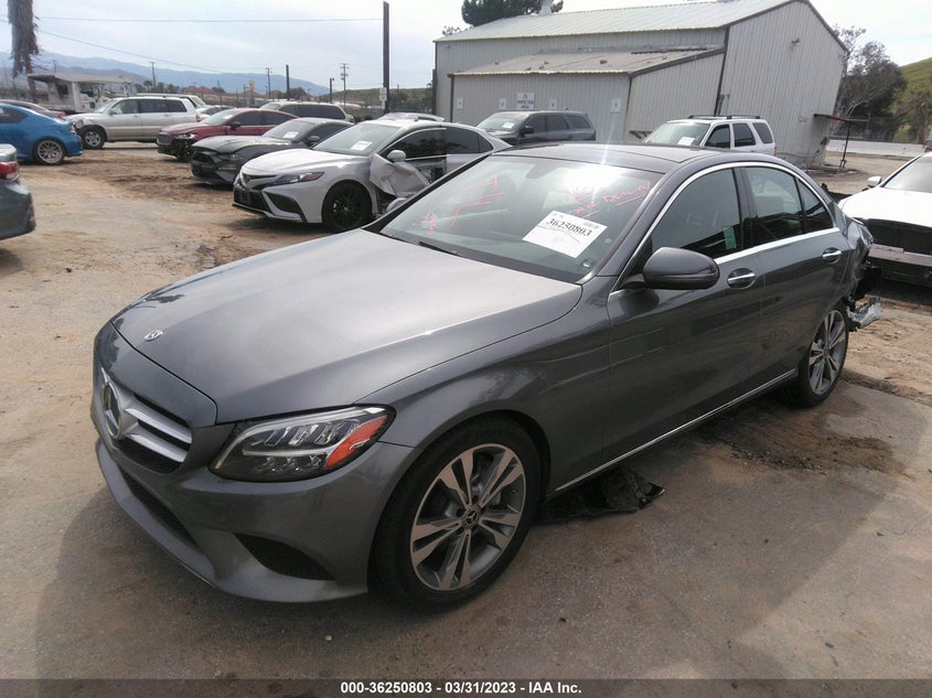 VIN 55SWF8DB5KU312952 2019 MERCEDES-BENZ C-CLASS C 300