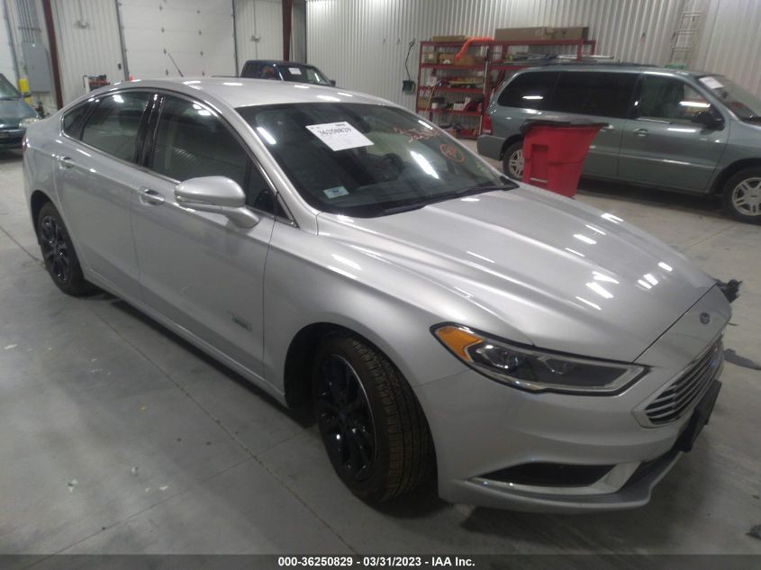2018 FORD FUSION ENERGI SE - 3FA6P0PU2JR110604