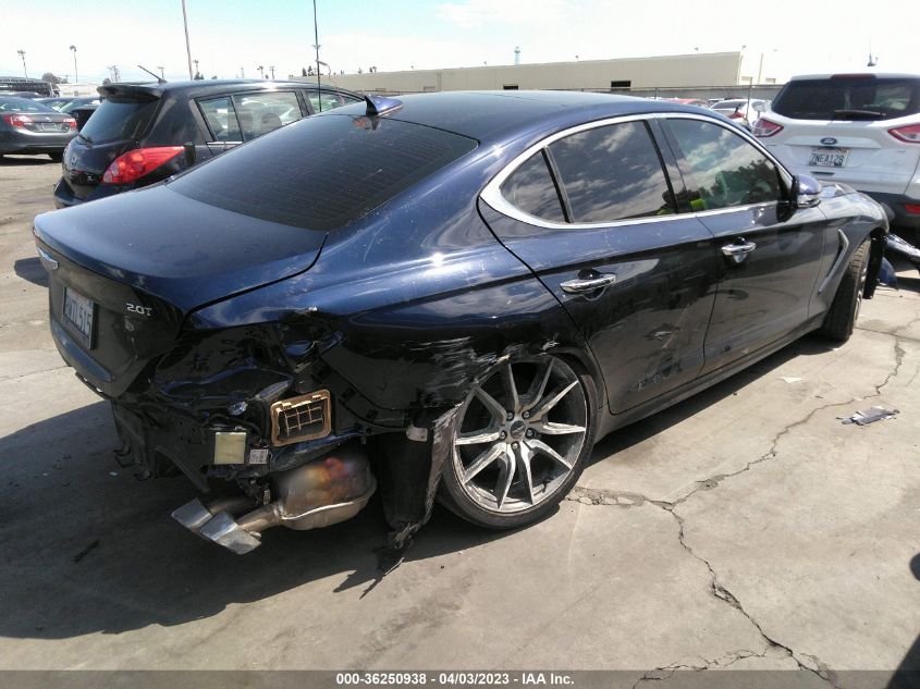 2021 GENESIS G70 2.0T KMTG44LA3MU076682