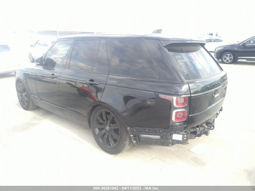 VIN SALGS2RU1LA587777 2020 LAND ROVER RANGE ROVER HSE