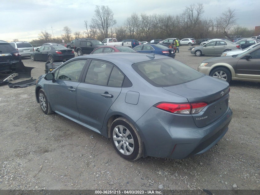 VIN JTDEPMAE1MJ129898 2021 TOYOTA COROLLA LE