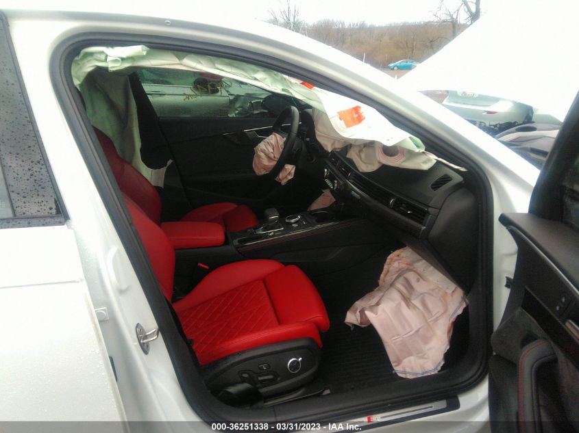 2019 AUDI S4 PREMIUM PLUS - WAUB4AF42KA107235