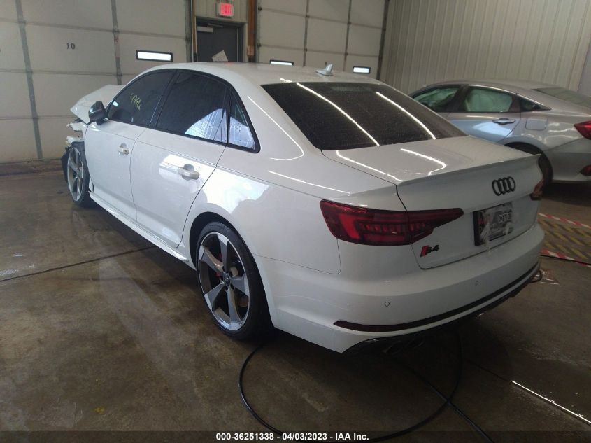 2019 AUDI S4 PREMIUM PLUS - WAUB4AF42KA107235