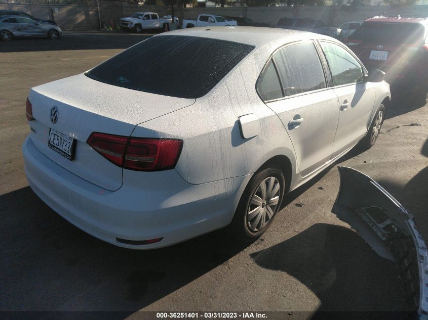 2015 VOLKSWAGEN JETTA SEDAN 2.0L S - 3VW2K7AJ5FM337172