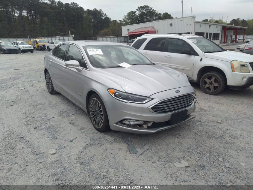 2018 FORD FUSION HYBRID TITANIUM/PLATINUM - 3FA6P0RU5JR269811
