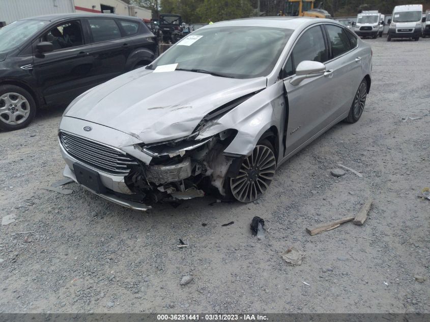 2018 FORD FUSION HYBRID TITANIUM/PLATINUM - 3FA6P0RU5JR269811
