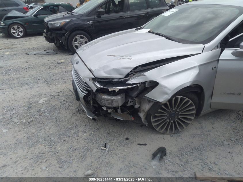2018 FORD FUSION HYBRID TITANIUM/PLATINUM - 3FA6P0RU5JR269811