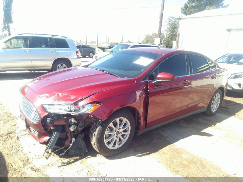 2016 FORD FUSION S - 3FA6P0G76GR291130