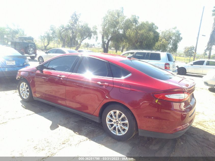 2016 FORD FUSION S - 3FA6P0G76GR291130