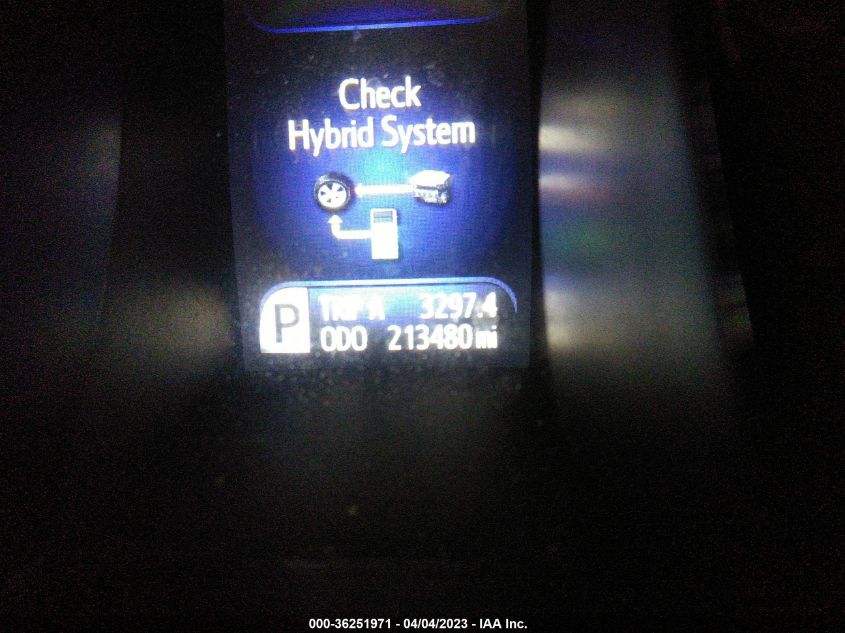2013 TOYOTA AVALON HYBRID XLE PREMIUM 4T1BD1EB8DU010508