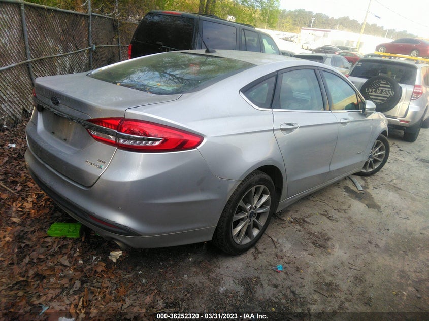 VIN 3FA6P0LU0HR296997 2017 FORD FUSION HYBRID SE