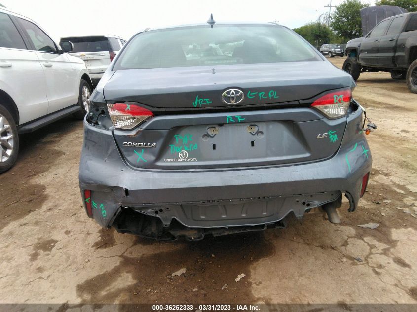 2022 TOYOTA COROLLA LE - 5YFEPMAE5NP380260