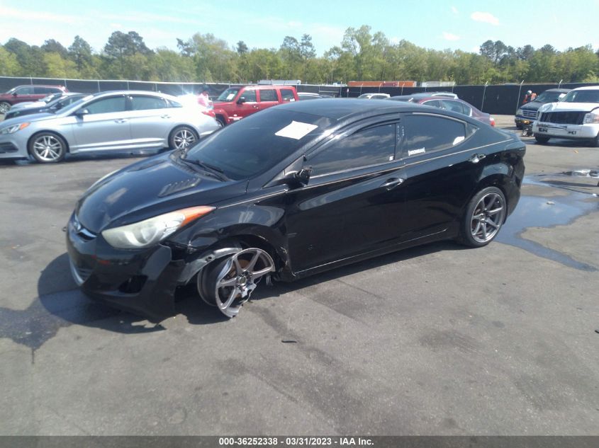 2013 HYUNDAI ELANTRA GLS - 5NPDH4AE2DH422601