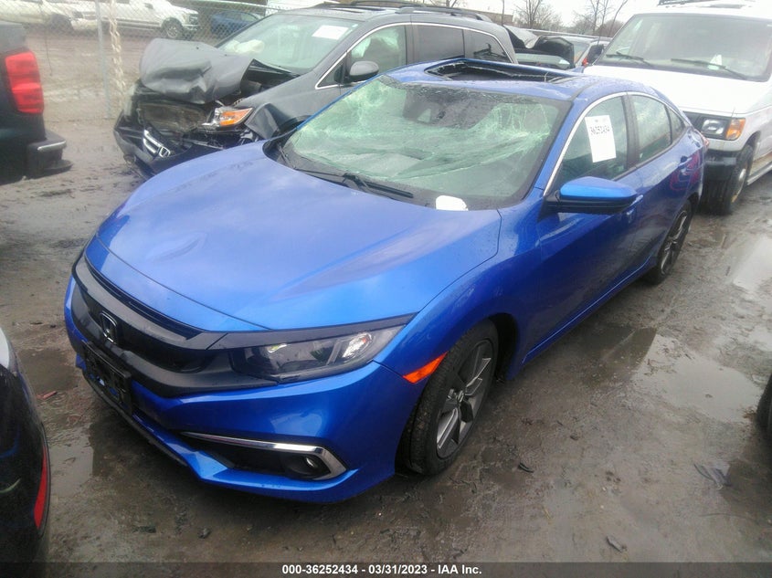 VIN 19XFC1F39LE010403 2020 HONDA CIVIC SEDAN EX