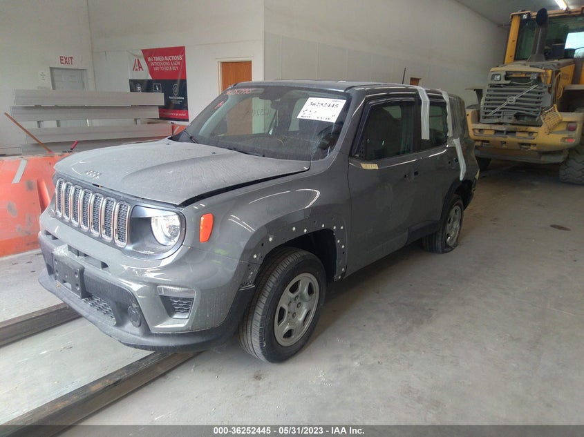 VIN ZACNJBAB6KPK69841 2019 JEEP RENEGADE SPORT