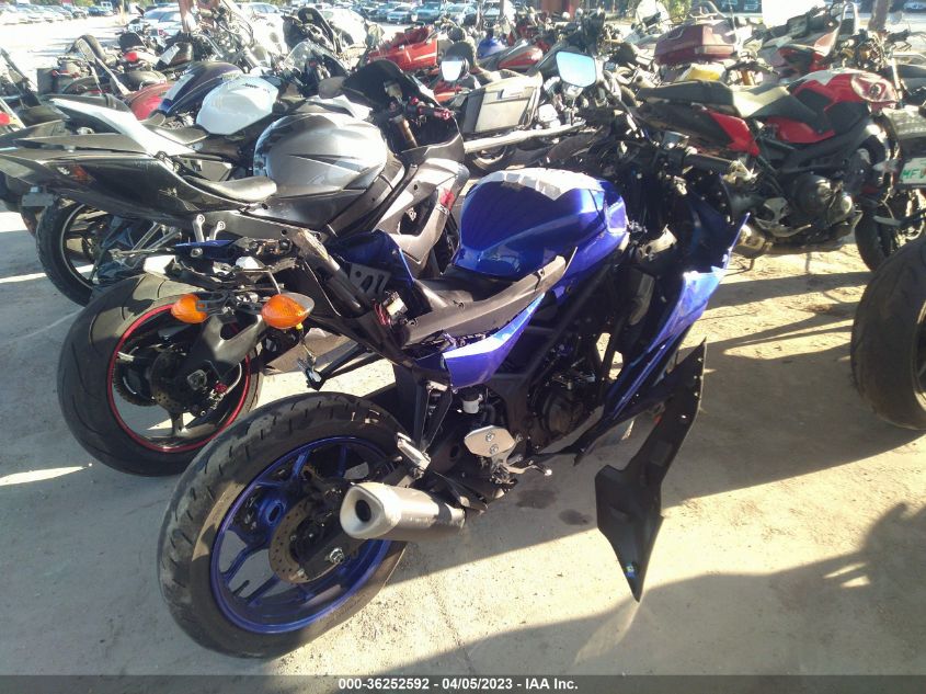 2022 YAMAHA YZFR3 A MH3RH18Y3NK008347