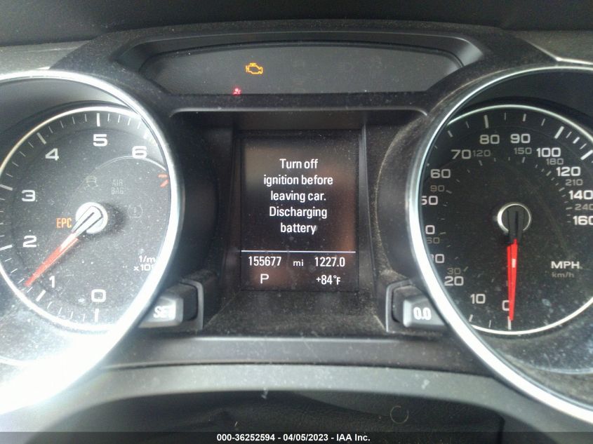 2013 AUDI A5 PREMIUM PLUS - WAULFAFR1DA080199