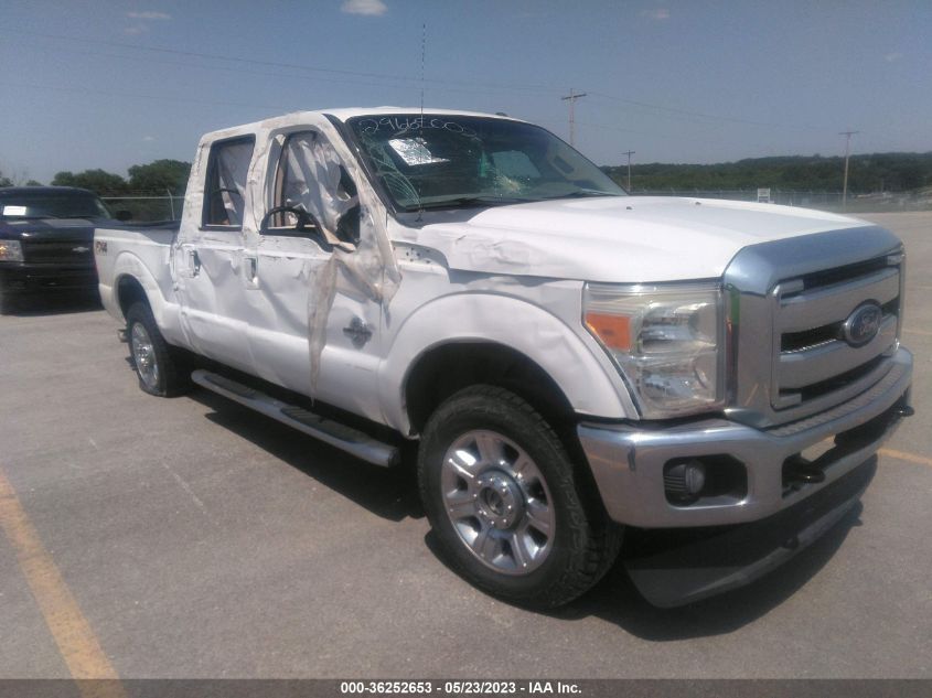 2013 FORD F-250 LARIAT - 1FT7W2BTXDEA32821