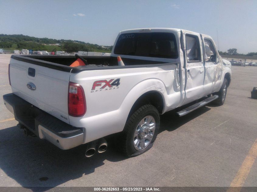 2013 FORD F-250 LARIAT 1FT7W2BTXDEA32821
