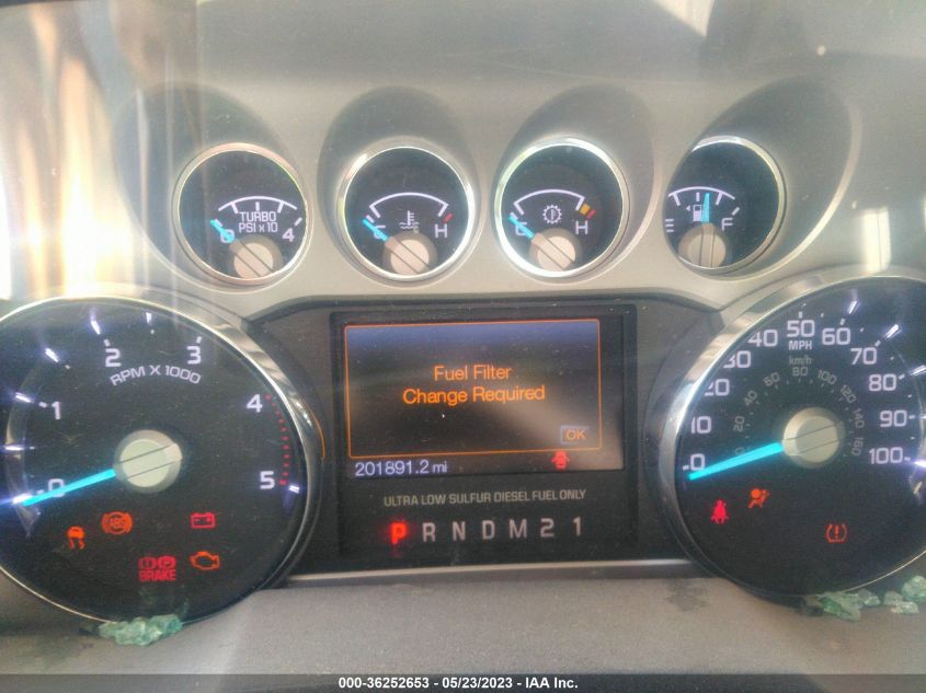 2013 FORD F-250 LARIAT 1FT7W2BTXDEA32821
