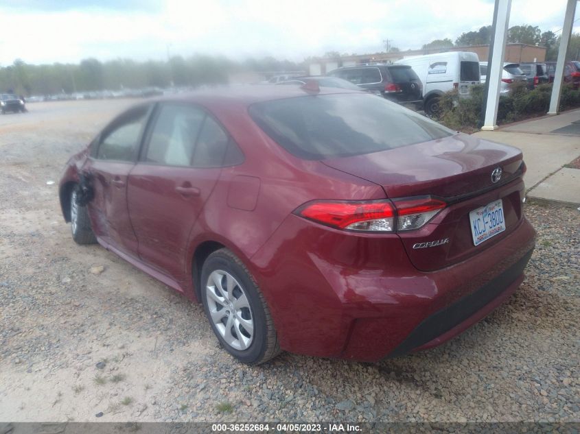 2022 TOYOTA COROLLA LE - JTDEPMAE2NJ229364