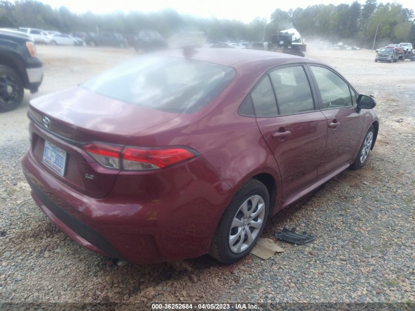 2022 TOYOTA COROLLA LE - JTDEPMAE2NJ229364