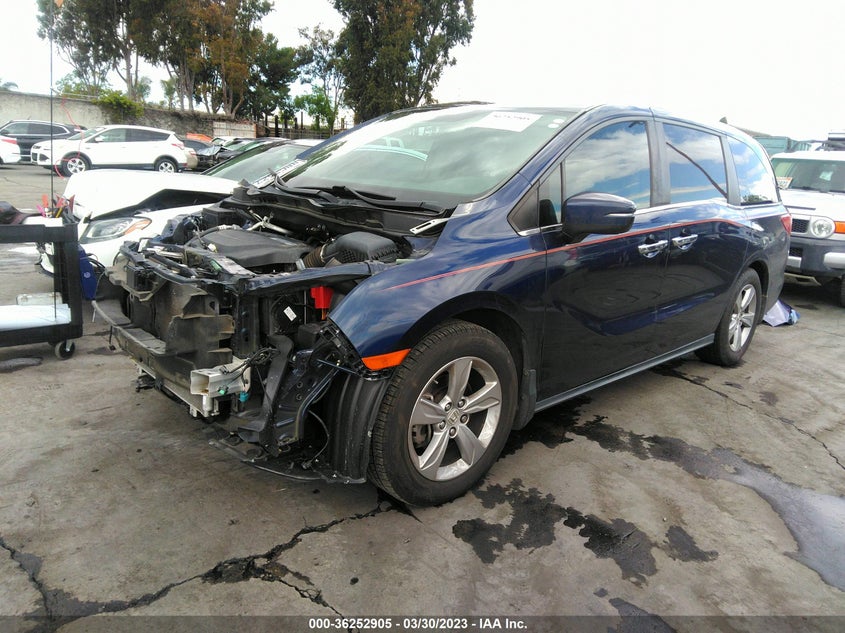VIN 5FNRL6H52JB070619 2018 HONDA ODYSSEY EX