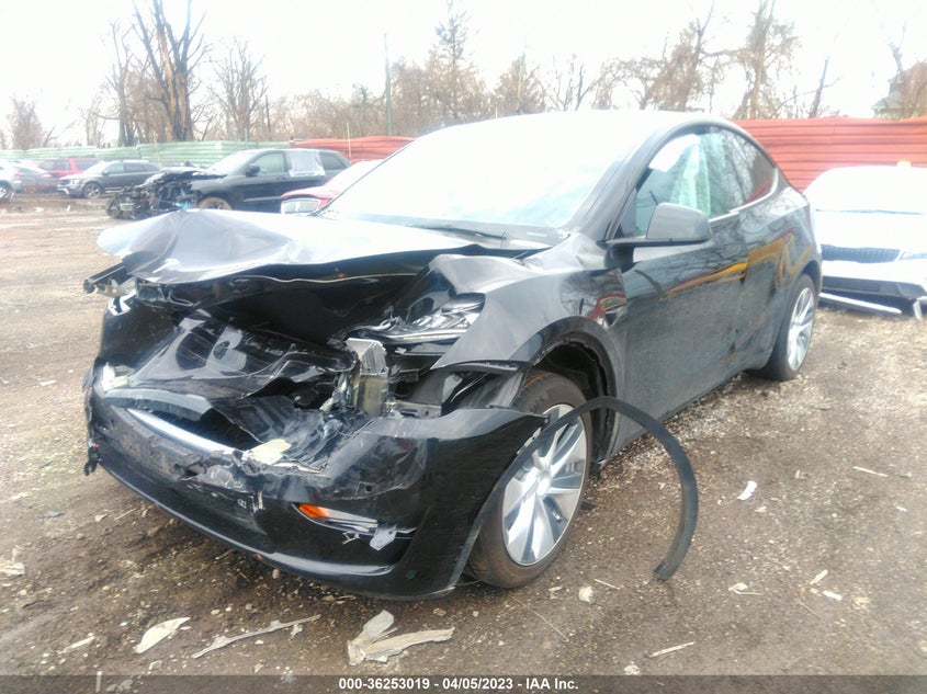 VIN 5YJYGDEE6MF302104 2021 TESLA MODEL Y LONG RANGE