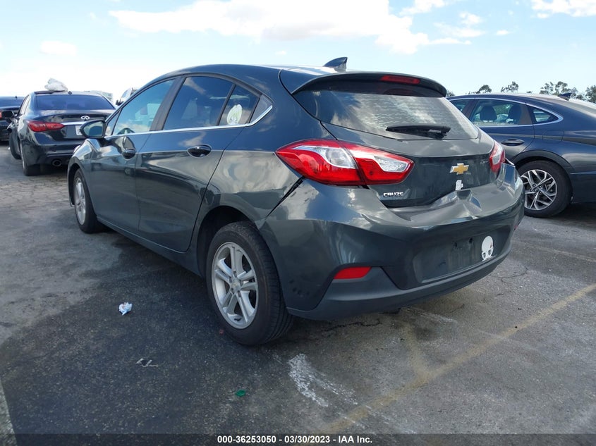 VIN 3G1BE6SM0JS654660 2018 CHEVROLET CRUZE LT