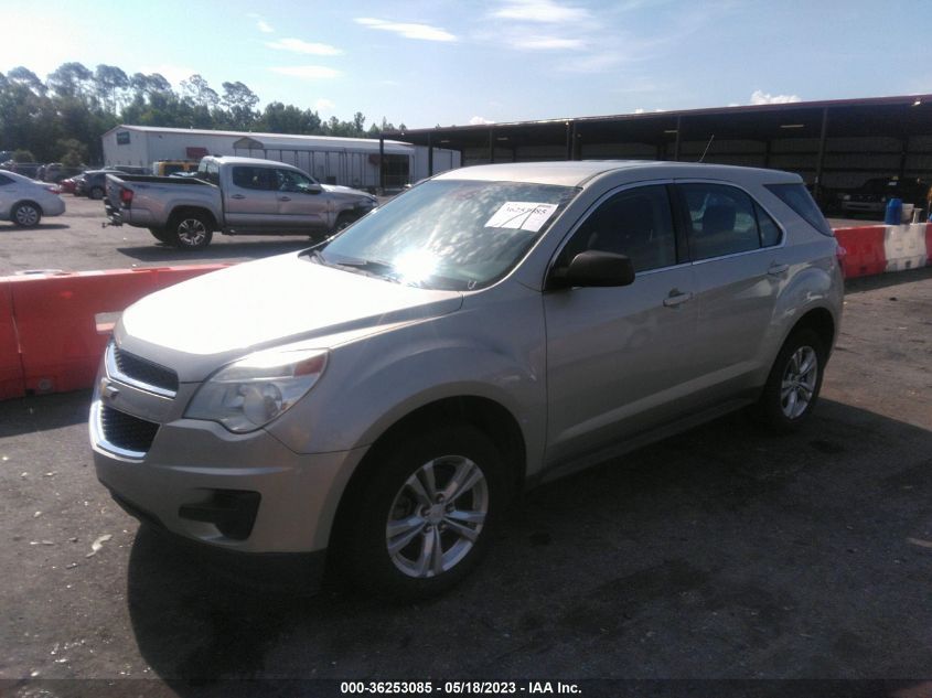 2013 CHEVROLET EQUINOX LS - 2GNALBEK9D6350149