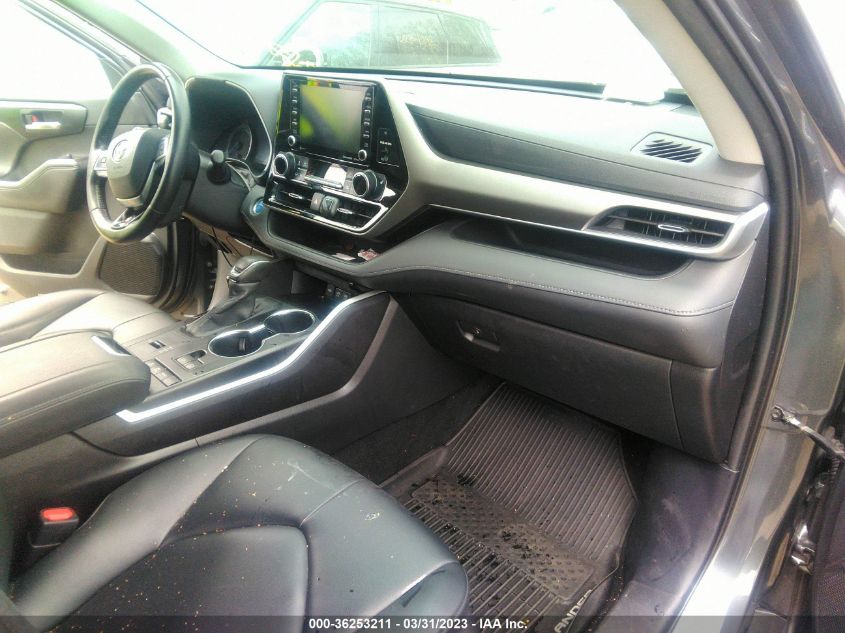 2020 TOYOTA HIGHLANDER HYBRID XLE - 5TDHBRCH9LS503708