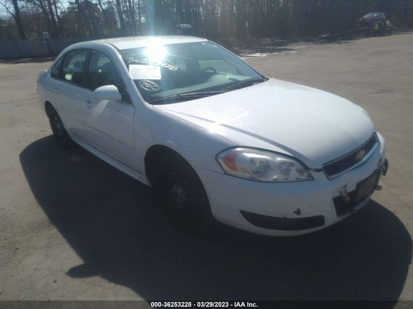 2014 CHEVROLET IMPALA LIMITED POLICE POLICE 2G1WD5E33E1187026