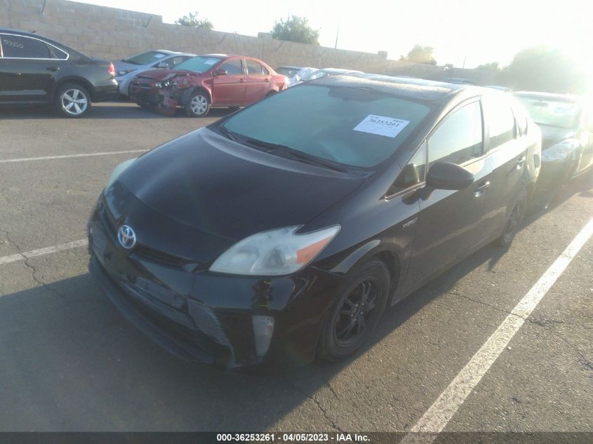 2014 TOYOTA PRIUS FOUR/FIVE/THREE/ONE/TWO - JTDKN3DU7E1736069