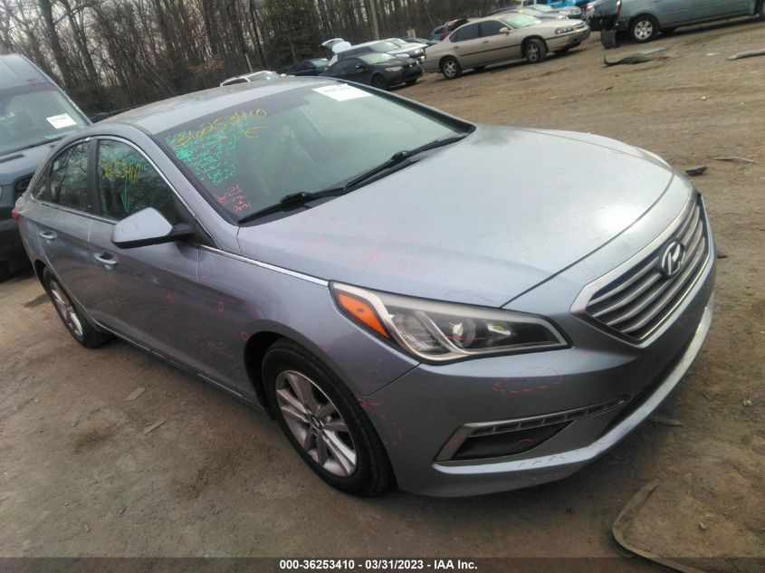 2015 HYUNDAI SONATA 2.4L SE - 5NPE24AF3FH196523