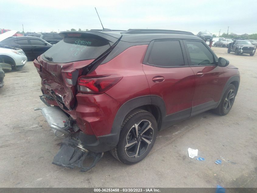 2022 CHEVROLET TRAILBLAZER RS - KL79MTSL4NB122311