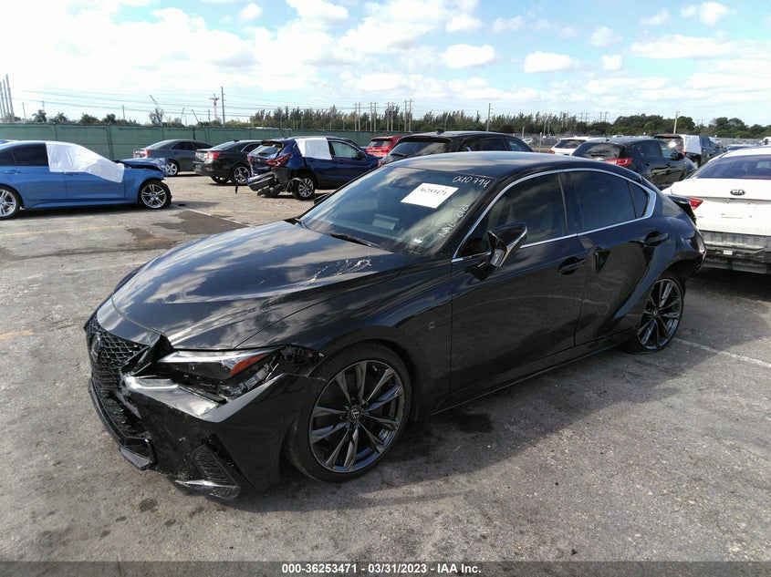 VIN JTHGZ1B28M5040794 2021 LEXUS IS IS 350 F SPORT