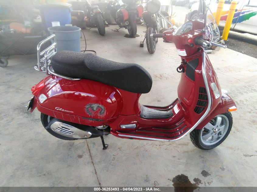 2007 VESPA GTS 250 ZAPM459L775004557