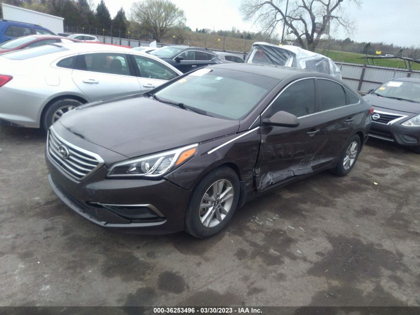 2015 HYUNDAI SONATA 2.4L SE - 5NPE24AF4FH206587