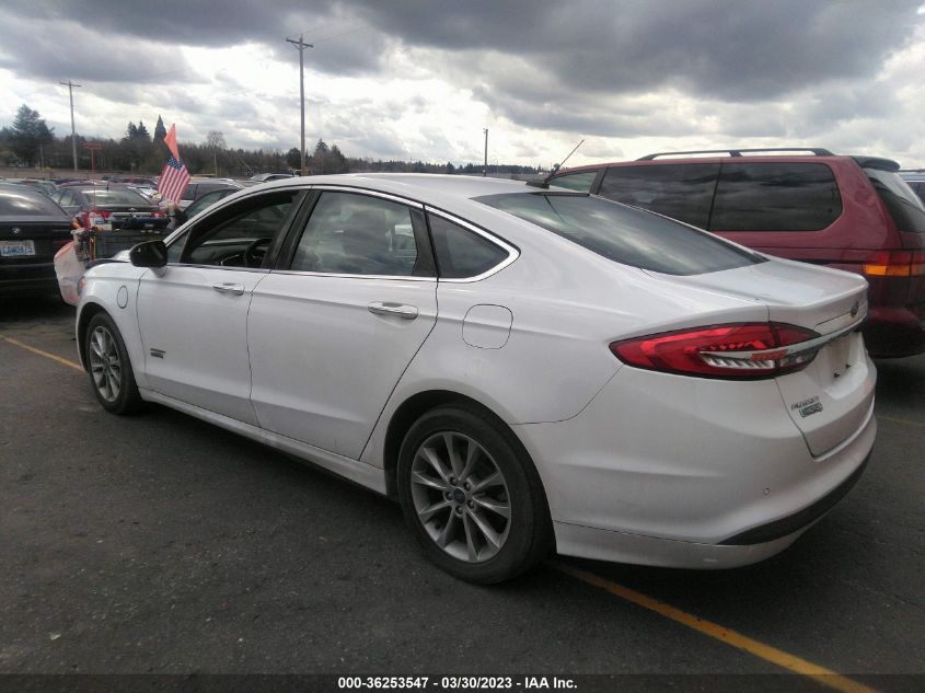 2018 FORD FUSION ENERGI SE - 3FA6P0PU7JR154730