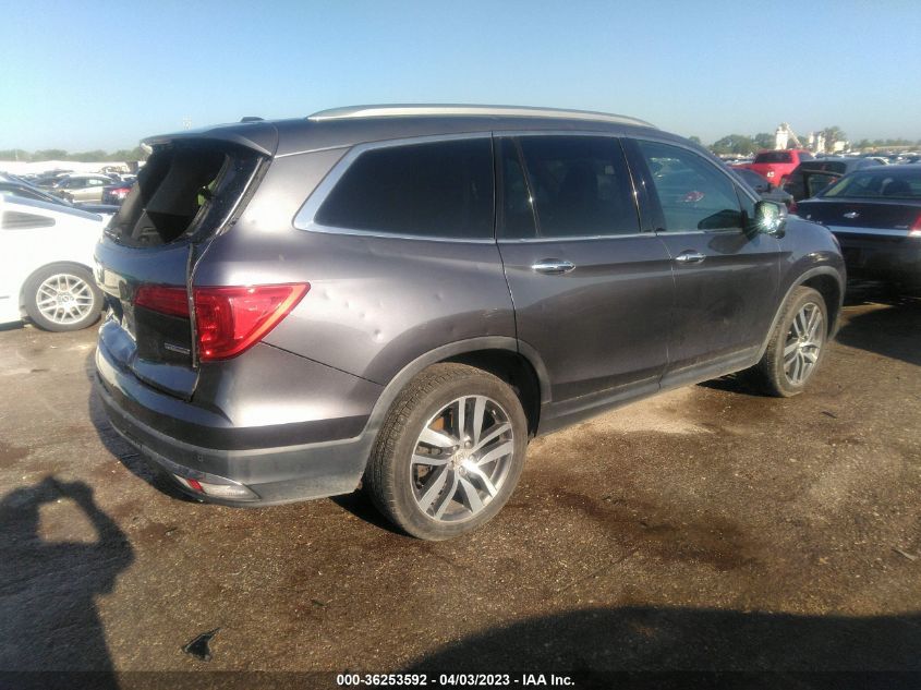 2017 HONDA PILOT TOURING - 5FNYF5H91HB011541