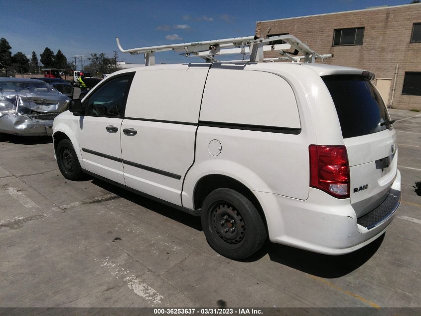 2013 RAM CARGO VAN TRADESMAN 2C4JRGAGXDR727933