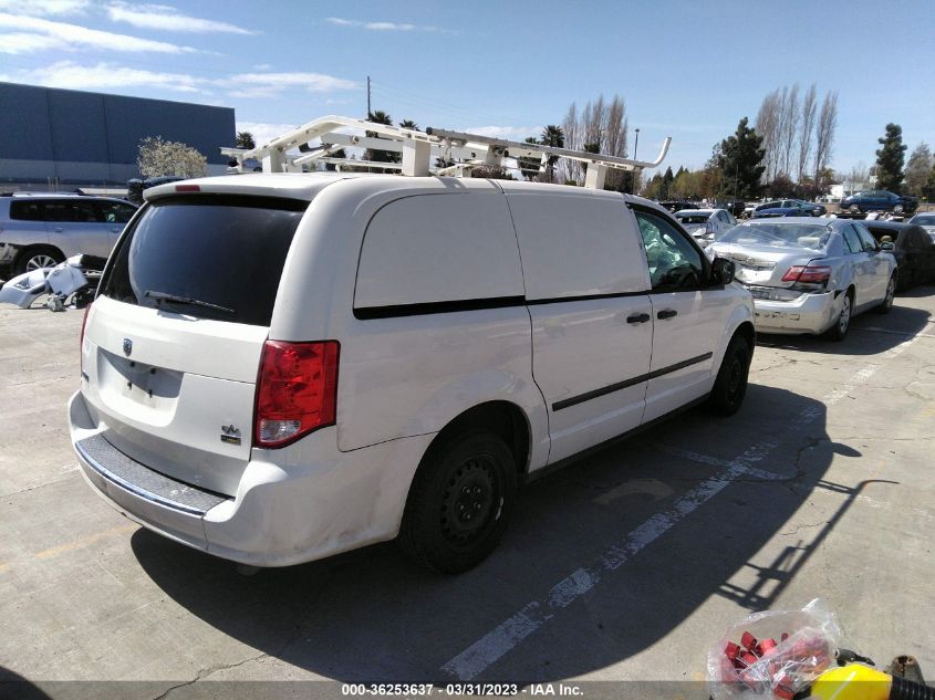 2013 RAM CARGO VAN TRADESMAN 2C4JRGAGXDR727933