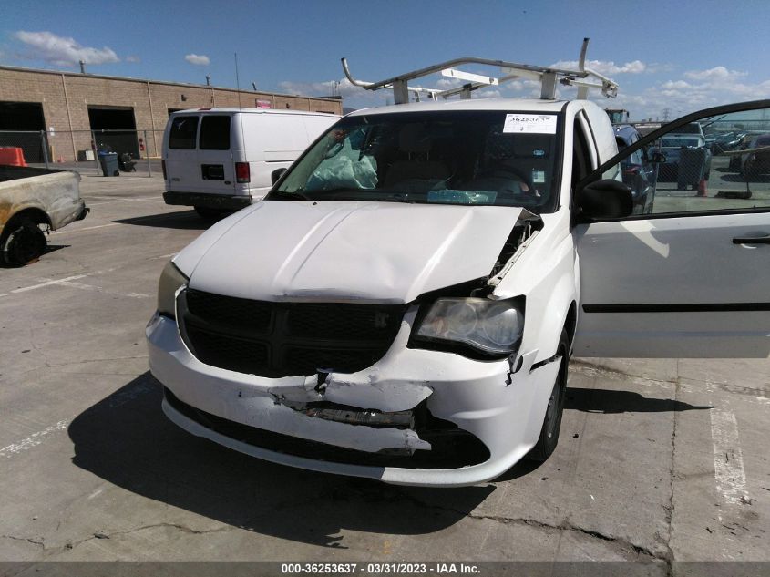 2013 RAM CARGO VAN TRADESMAN 2C4JRGAGXDR727933