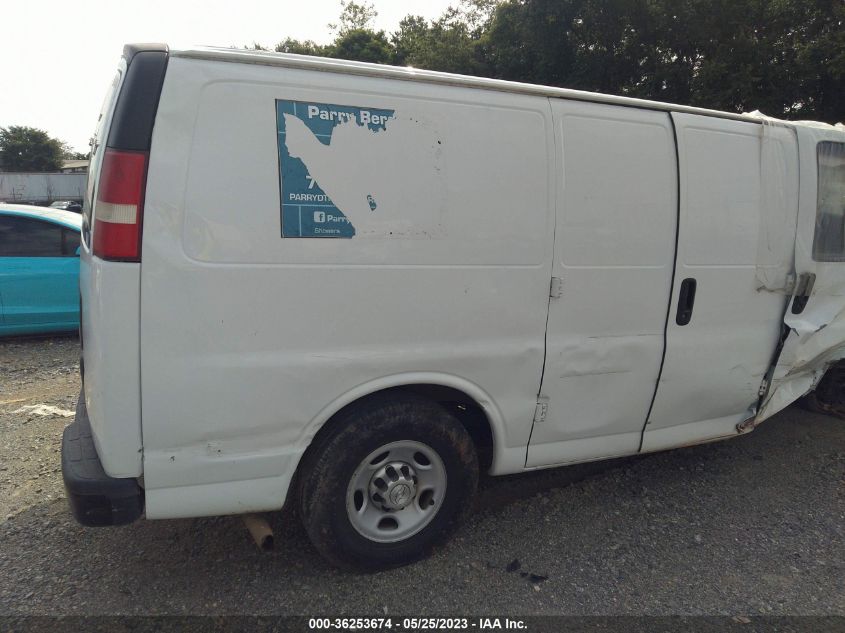 2015 CHEVROLET EXPRESS 2500 WORK VAN 1GCWGFFF1F1106304