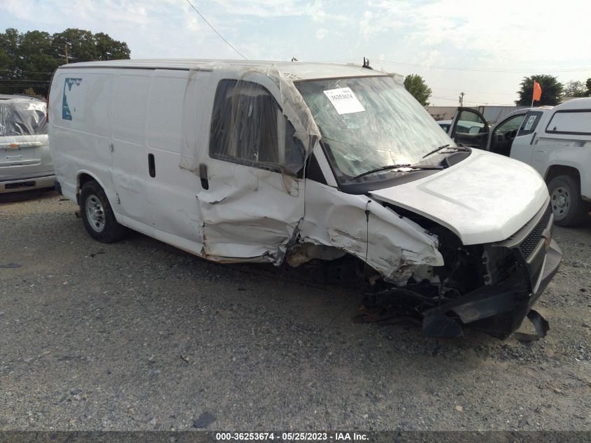 2015 CHEVROLET EXPRESS 2500 WORK VAN 1GCWGFFF1F1106304