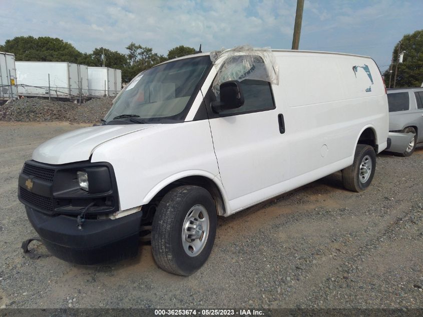 2015 CHEVROLET EXPRESS 2500 WORK VAN 1GCWGFFF1F1106304