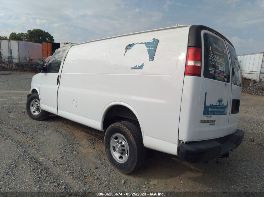 2015 CHEVROLET EXPRESS 2500 WORK VAN 1GCWGFFF1F1106304