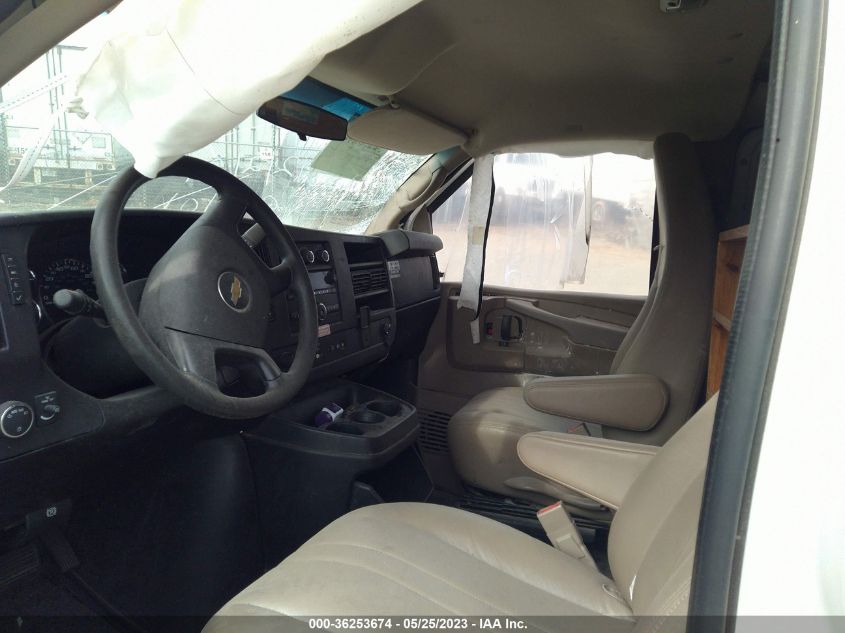 2015 CHEVROLET EXPRESS 2500 WORK VAN 1GCWGFFF1F1106304