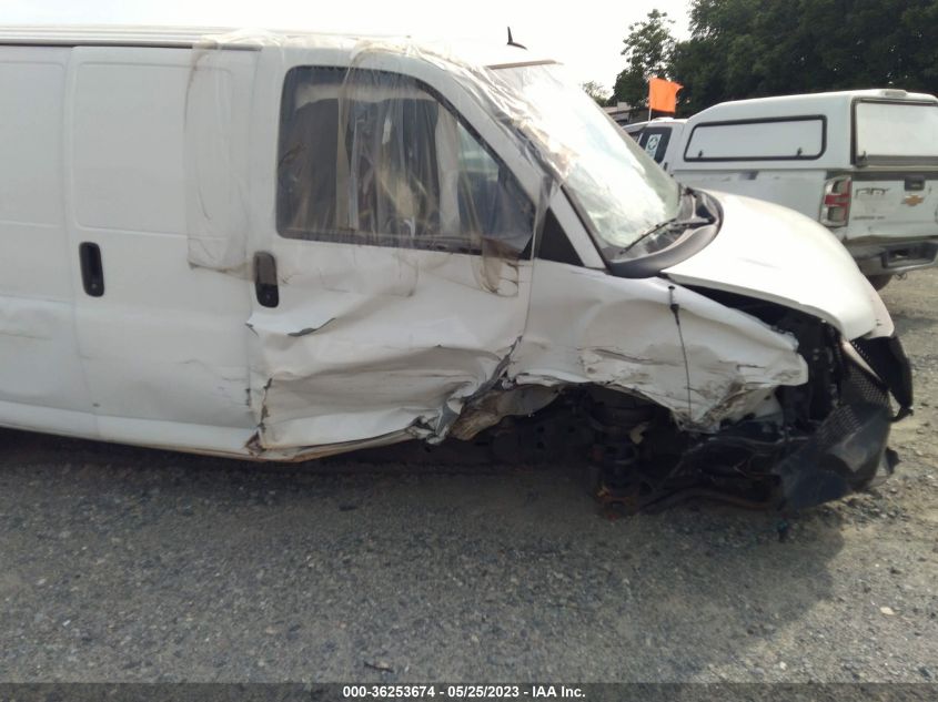 2015 CHEVROLET EXPRESS 2500 WORK VAN 1GCWGFFF1F1106304